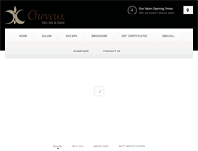 Tablet Screenshot of cheveuxspa.com